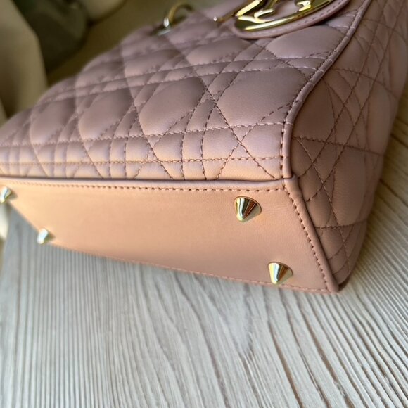 Lambskin Cannage Small My ABCDior Lady Dior Fard - Picture 13 of 16